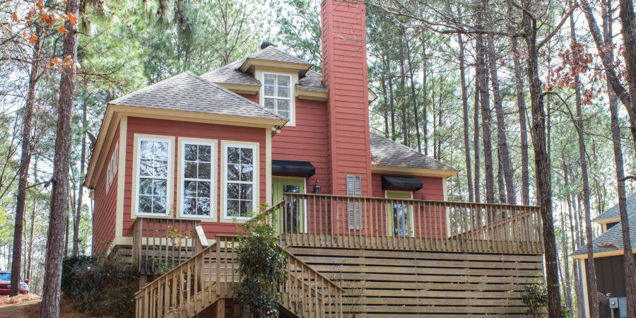 162 village circle outdoor view home the village lake martin al