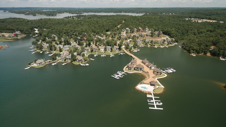 the village lake martin aerial
