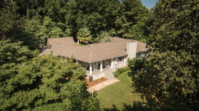 aerial view home cary woods auburn al