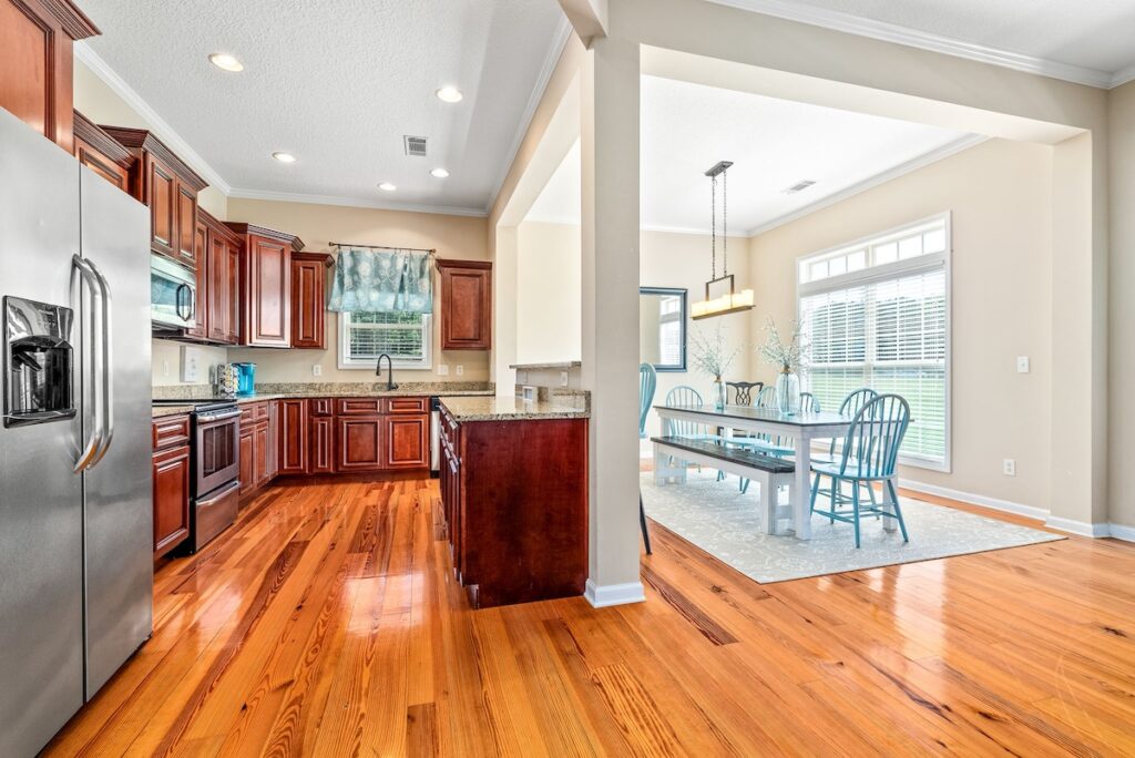 Kitchen and Dining Area