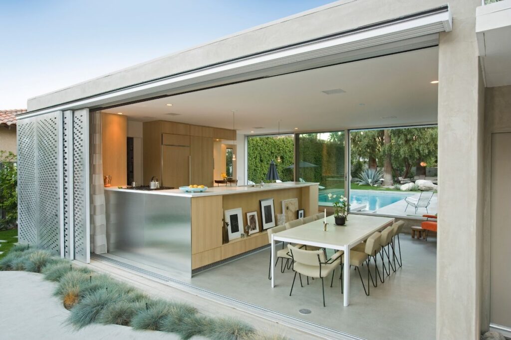 Unique outdoor kitchen