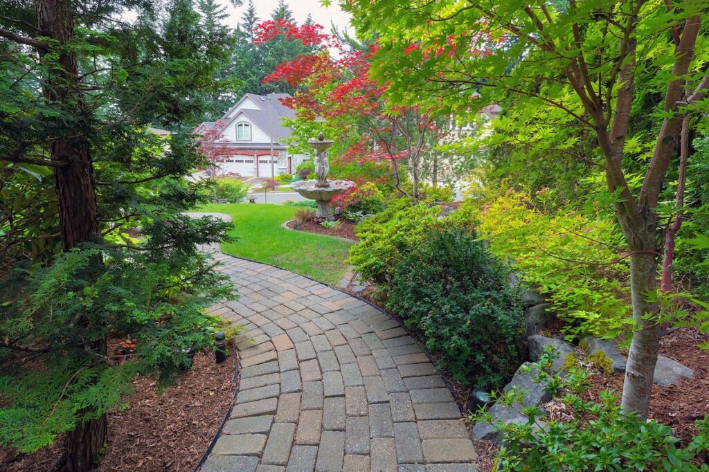 Paver walkway