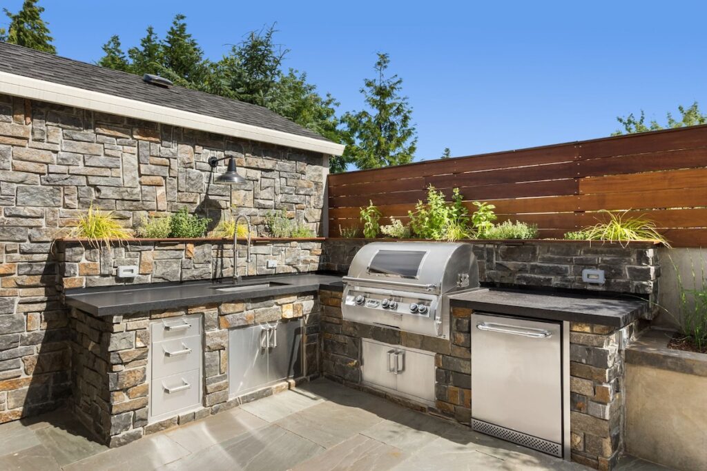 Hardscape patio