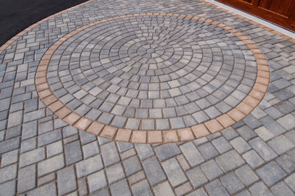 Paver driveway