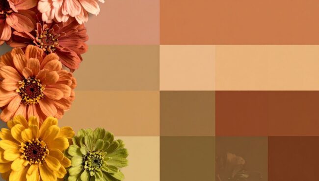 Warm spice tones for fall.