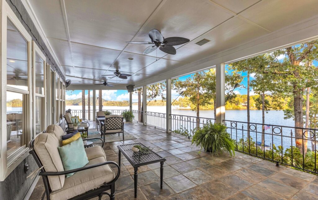 Falcon Road wrap around patio balcony