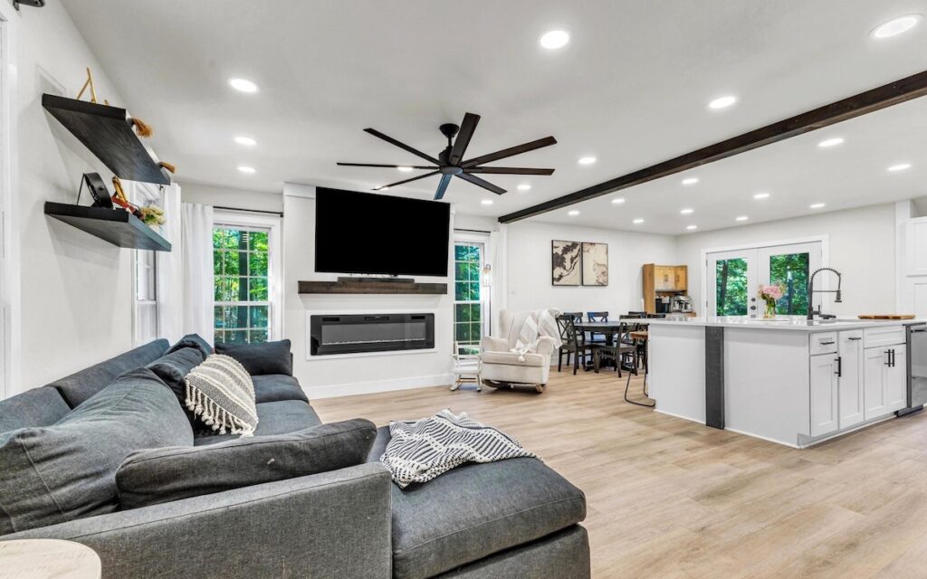 Open layout living area