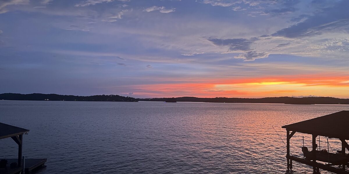 Sunset at Lake Martin