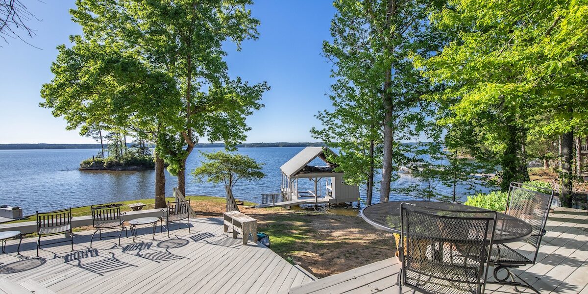 Deck view of Lake Martin