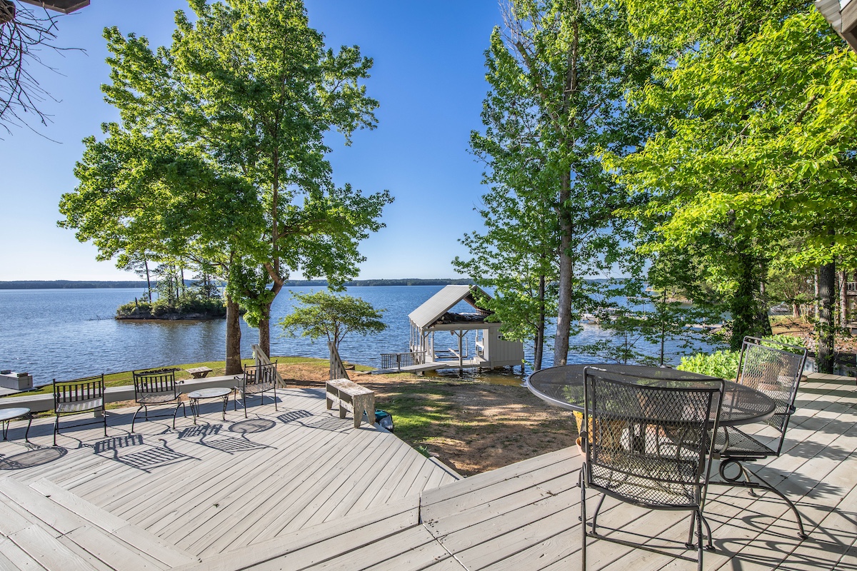 Deck view of Lake Martin