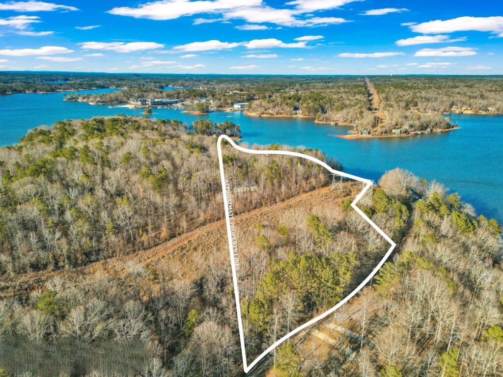 Aerial outline of Winward Lane Acreage