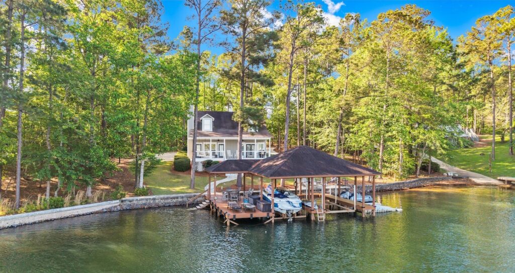 Waterside view of 23 Timberwood Drive