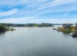 Homes on the water on Lake Martin