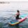 Woman on a paddle board in the water