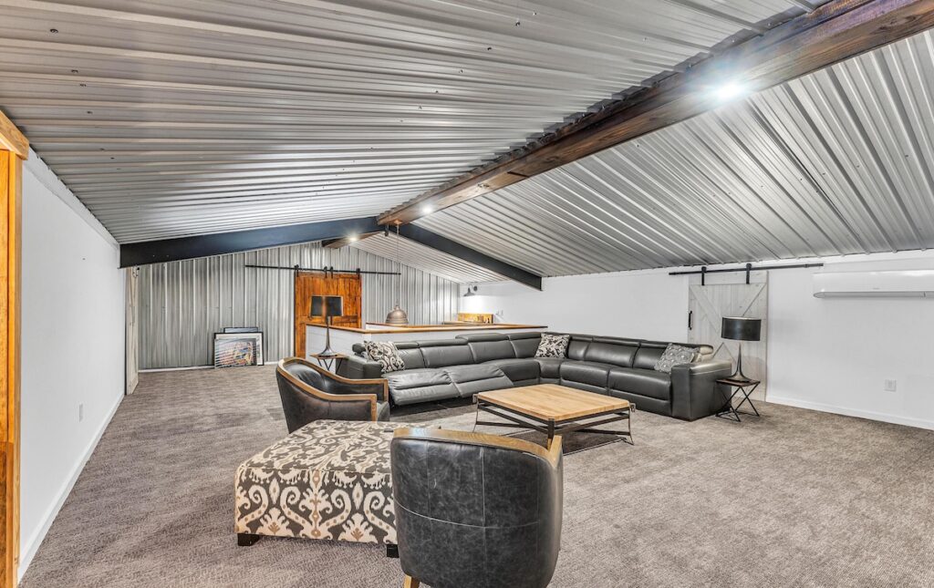 Loft great room at 350 Castaway